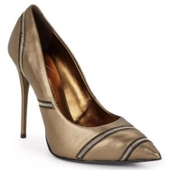 Giuseppe Zanotti bronze heels - Picture 2 of 12